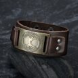 Leather Viking Tree of Life / Yggdrasil Arm Cuff