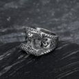 Handcrafted Stainless Steel Thor’s Hammer and Rune Ring