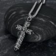 Handcrafted Stainless Steel Athelstan’s Cross Necklace