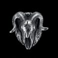 CROSS RAM SKULL RING