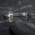 Handcrafted Stainless Steel Elder Futhark Rune Bracelet