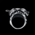 CROSS RAM SKULL RING