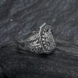 Handcrafted Stainless Steel Veles Signet Ring