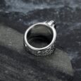 Handcrafted Stainless Steel Thor’s Hammer and Celtic Knotwork Ring