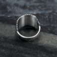 Handcrafted Stainless Steel Viking Rune Ring