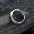 Handcrafted Stainless Steel ‘Aged’ Mjolnir Signet Ring