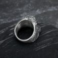 Handcrafted Stainless Steel Thor’s Hammer and Rune Ring