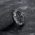 Handcrafted Stainless Steel Vanquished Foes Skull Ring