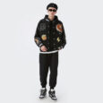 Ikai™ Leather Sleeve Varsity Jacket