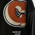 Ikai™ Leather Sleeve Varsity Jacket