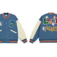 Ikai™ Lucky Embroidery Varsity Jacket