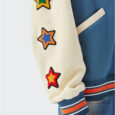 Ikai™ Lucky Embroidery Varsity Jacket