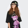 Ikai™ Reflective Bear Print T-Shirt