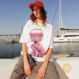Ikai™ Reflective Bear Print T-Shirt