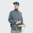 Ikai™ Turtle-Neck Solid Sweatshirt