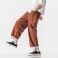 Ikai™ Elastic Waist Solid Joggers