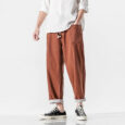 Ikai™ Elastic Waist Solid Joggers
