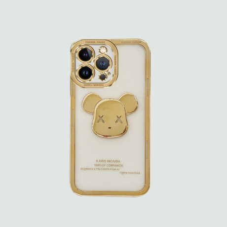 3d-phone-case-gold-metallic-bear-with-transparent-back-501276