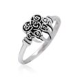 925 Sterling Silver Ladies Veles Ring