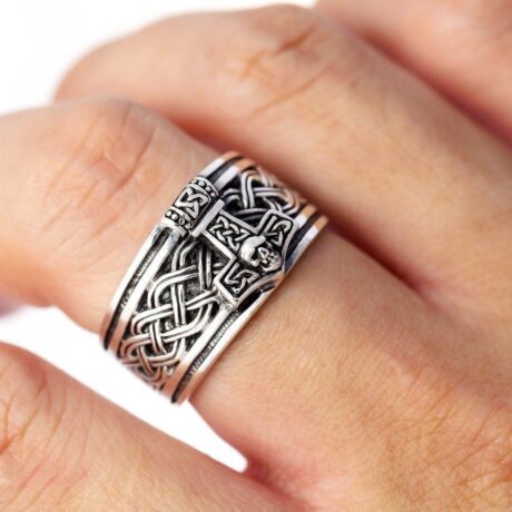 925-Sterling-Silver-Mjolnir-Celtic-Knot-and-Skull-Ring-Viking-Ring-3_278b90e5-1517-4f9b-a06b-bcecc40d73a6