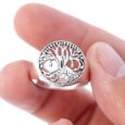 925 Sterling Silver Open Cut Tree of Life / Yggdrasil Ring