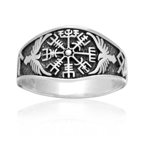 925-Sterling-Silver-Vegvisir-and-Raven-Ring-Viking-Ring-2_5abca486-706a-49af-ac9d-119772d47b49