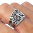 925 Sterling Silver Yggdrasil / Tree of Life Ring