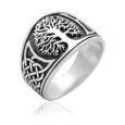 925 Sterling Silver Yggdrasil / Tree of Life Ring