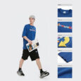 Ikai™ Colorful Foaming Print T-Shirt