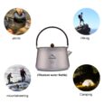 Camping 800ml/1.4 L Titanium Kettle