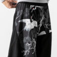 Ikai™ Crane Print Wide Leg Trousers