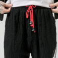 Ikai™ Embroidered Linen Harem Pants