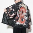 Ikai™ Dragon Print Robe