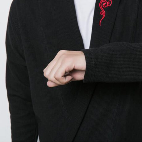 SS_KnittedSolidRobe_1