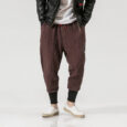 Ikai™ Embroidered Linen Harem Pants