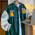 Leather Varsity Jacket
