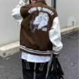 Time Money Varsity Jacket