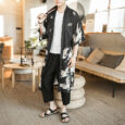 [SPECIAL OFFER] Ikai™ Birds Print Long Robe