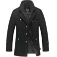 Black Keel Trench Coat