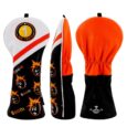 Golf BOOM Wood Clubhead Covers Three-Quarters Set (One Driver, One Fairway Wood, One Hybrid)