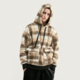 Ikai™ Checkered Fleece Hoodie