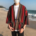 Ikai™ Japanese Striped Robe