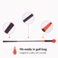 Golf Flex Rod Swing Trainer (Orange 48 Inch)