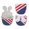 Golf Stars And Stripes Mallet Putter Clubhead Cover