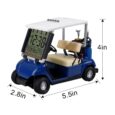 Golf Alarm Clock Golf Cart (Blue)