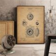 Golf Vintage Golf Ball Wall Art