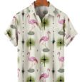 Crane Print Shirt