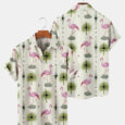 Crane Print Shirt