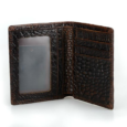 Crocodile Embossed Bi-fold Wallet