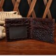 Crocodile Embossed Bi-fold Wallet